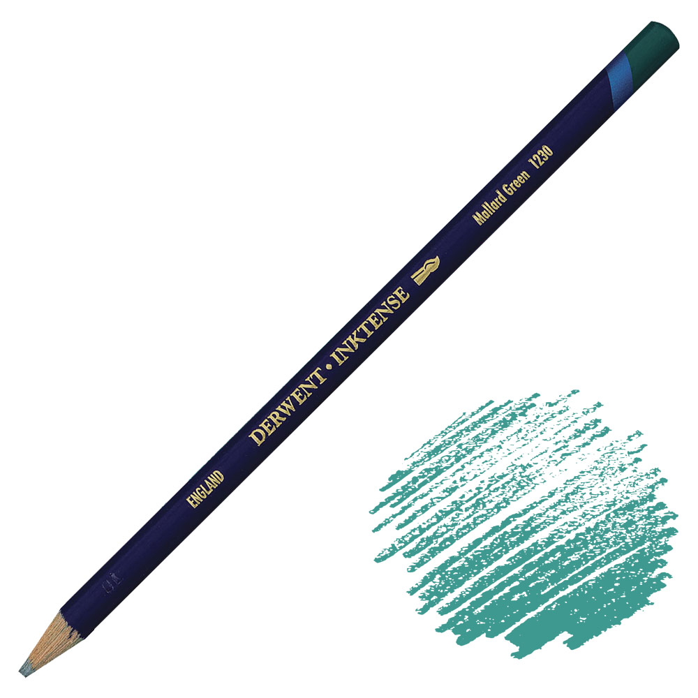 Derwent Inktense Water-Soluble Ink Pencil Mallard Green