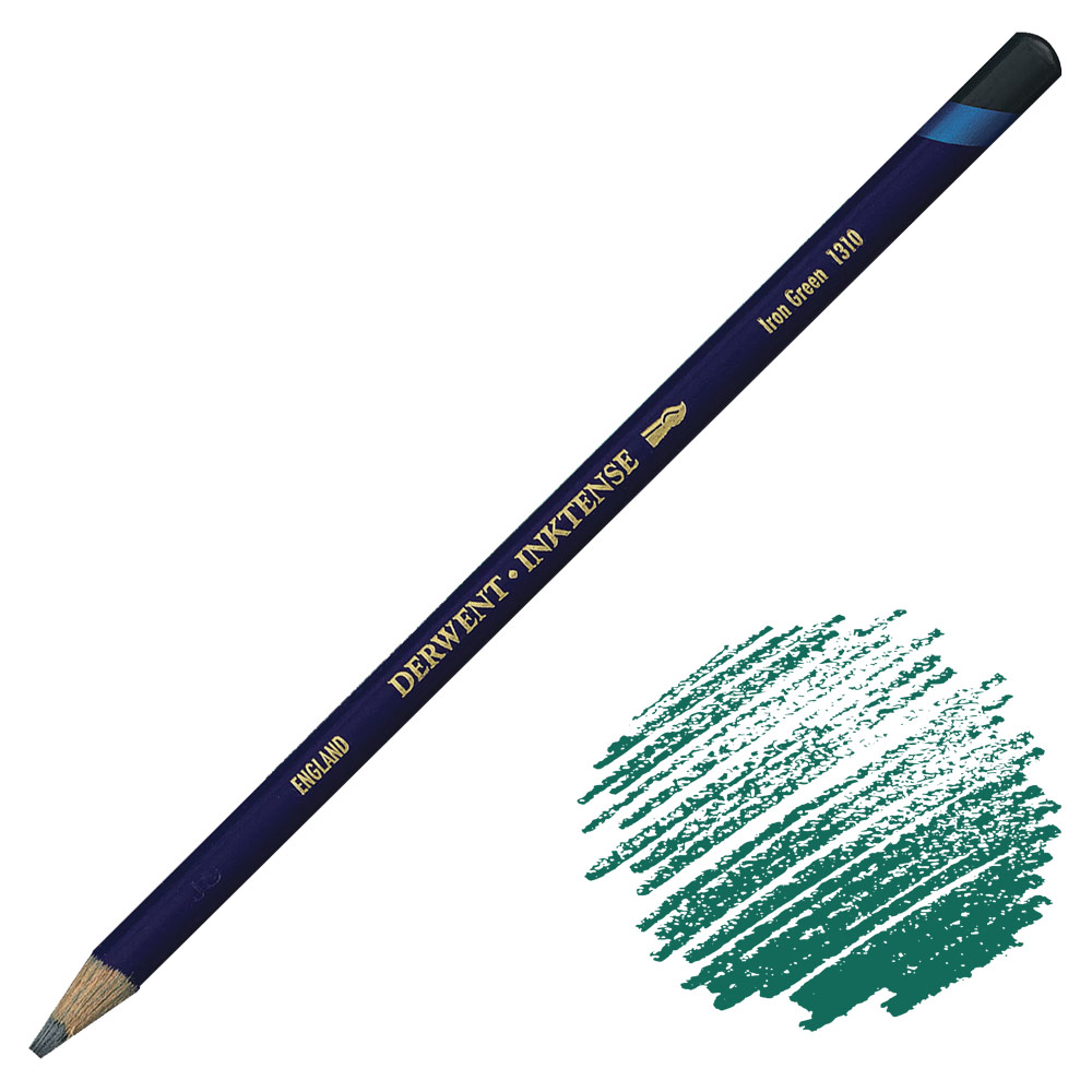 Derwent Inktense Water-Soluble Ink Pencil Iron Green