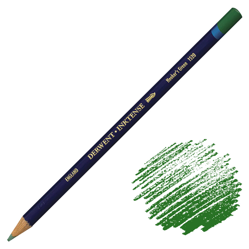 Derwent Inktense Water-Soluble Ink Pencil Hooker's Green
