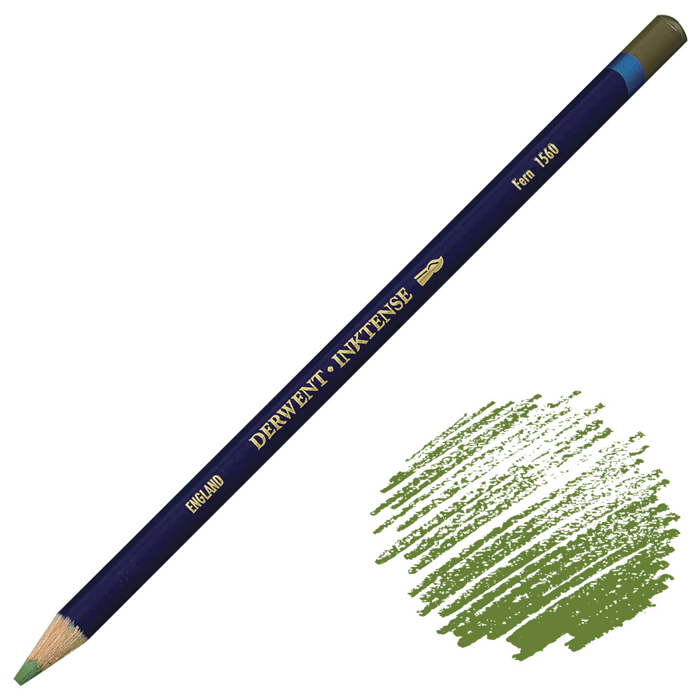Derwent Inktense Water-Soluble Ink Pencil Fern