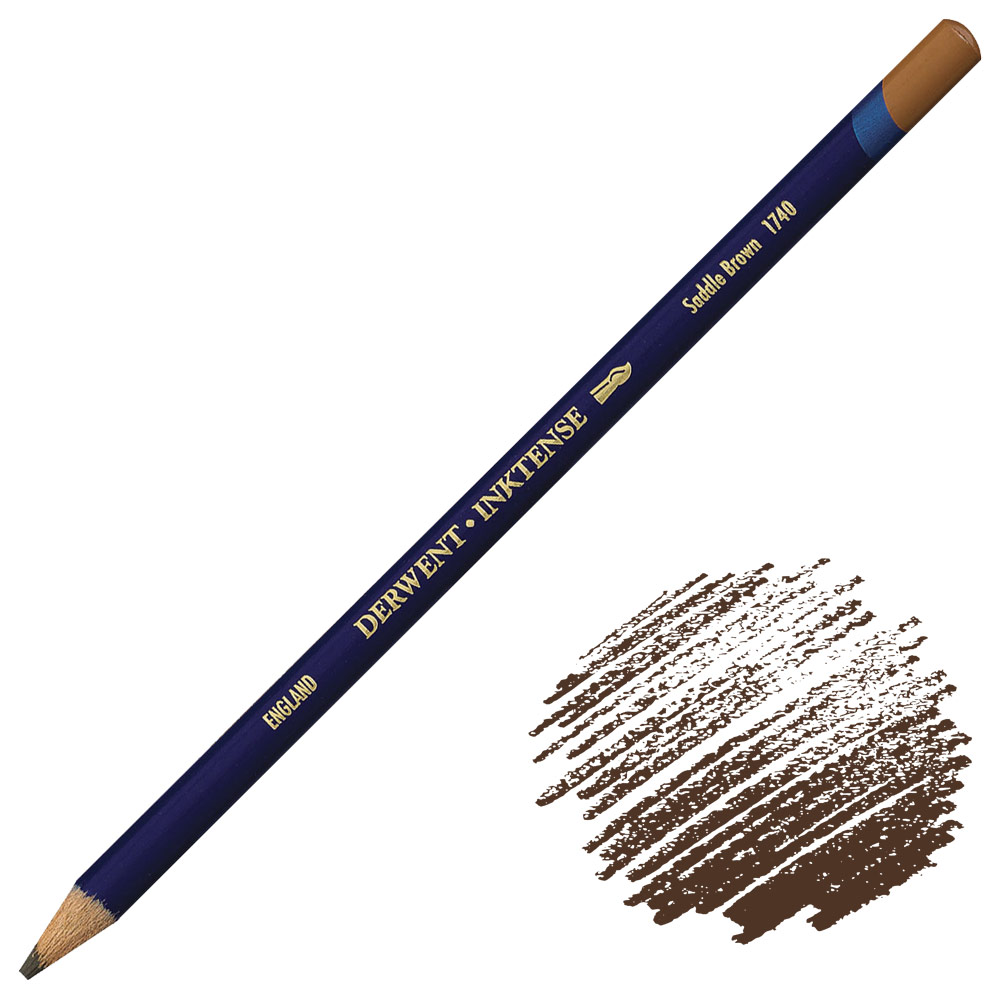 Derwent Inktense Water-Soluble Ink Pencil Saddle Brown