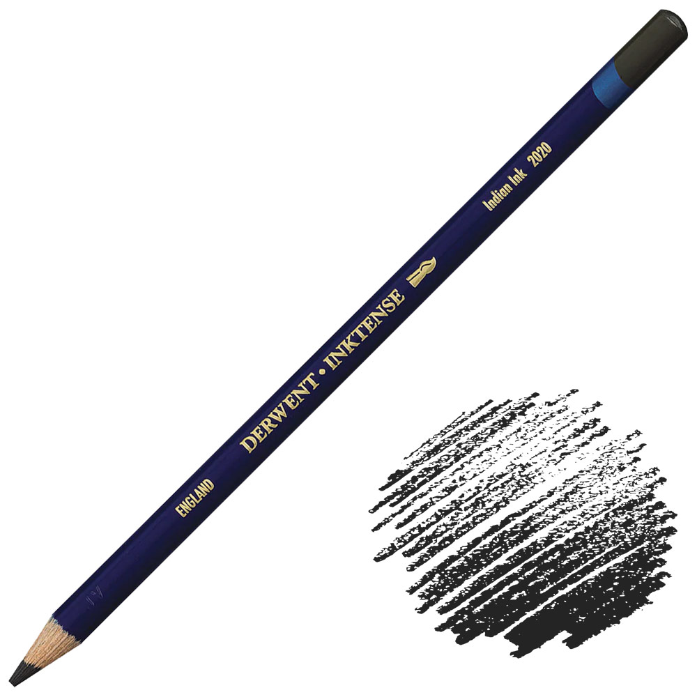 Derwent Inktense Water-Soluble Ink Pencil Indian Ink