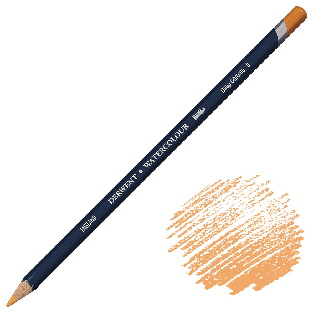 Derwent Watercolour Water-Soluble Color Pencil Deep Chrome