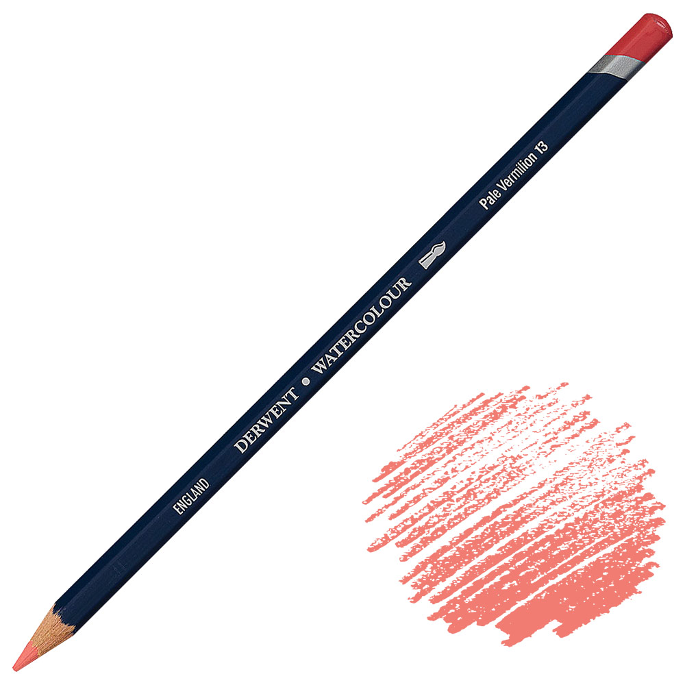 Derwent Watercolour Water-Soluble Color Pencil Pale Vermillion