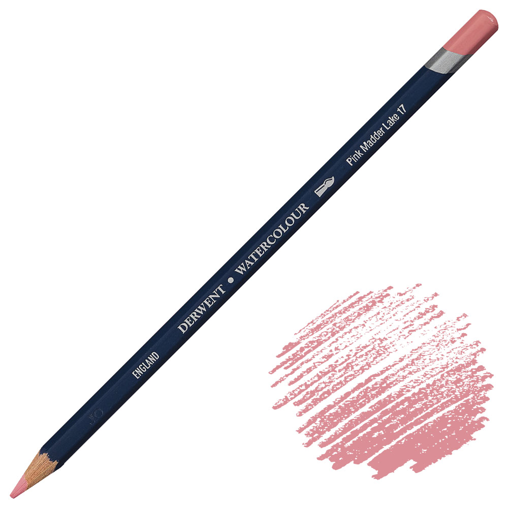 Derwent Watercolour Water-Soluble Color Pencil Pink Madder Lake