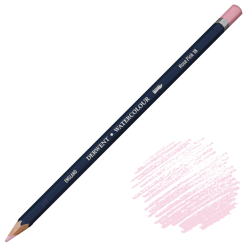 Derwent Watercolour Water-Soluble Color Pencil Rose Pink