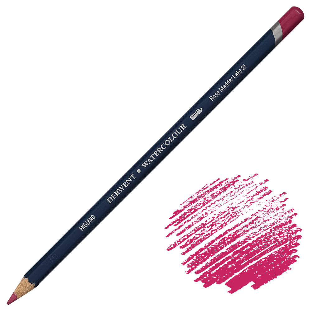 Derwent Watercolour Water-Soluble Color Pencil Rose Madder Lake