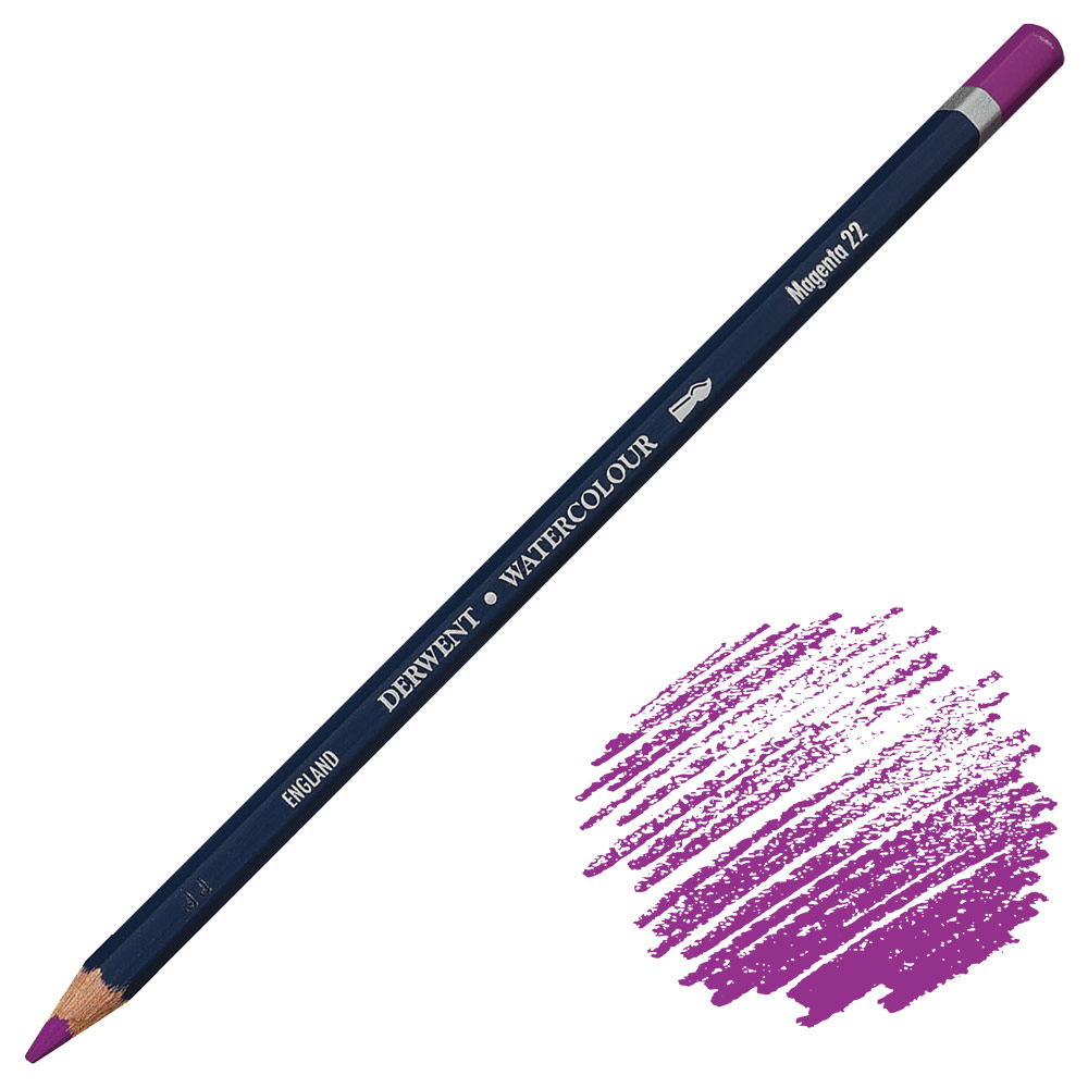 Derwent Watercolour Water-Soluble Color Pencil Magenta