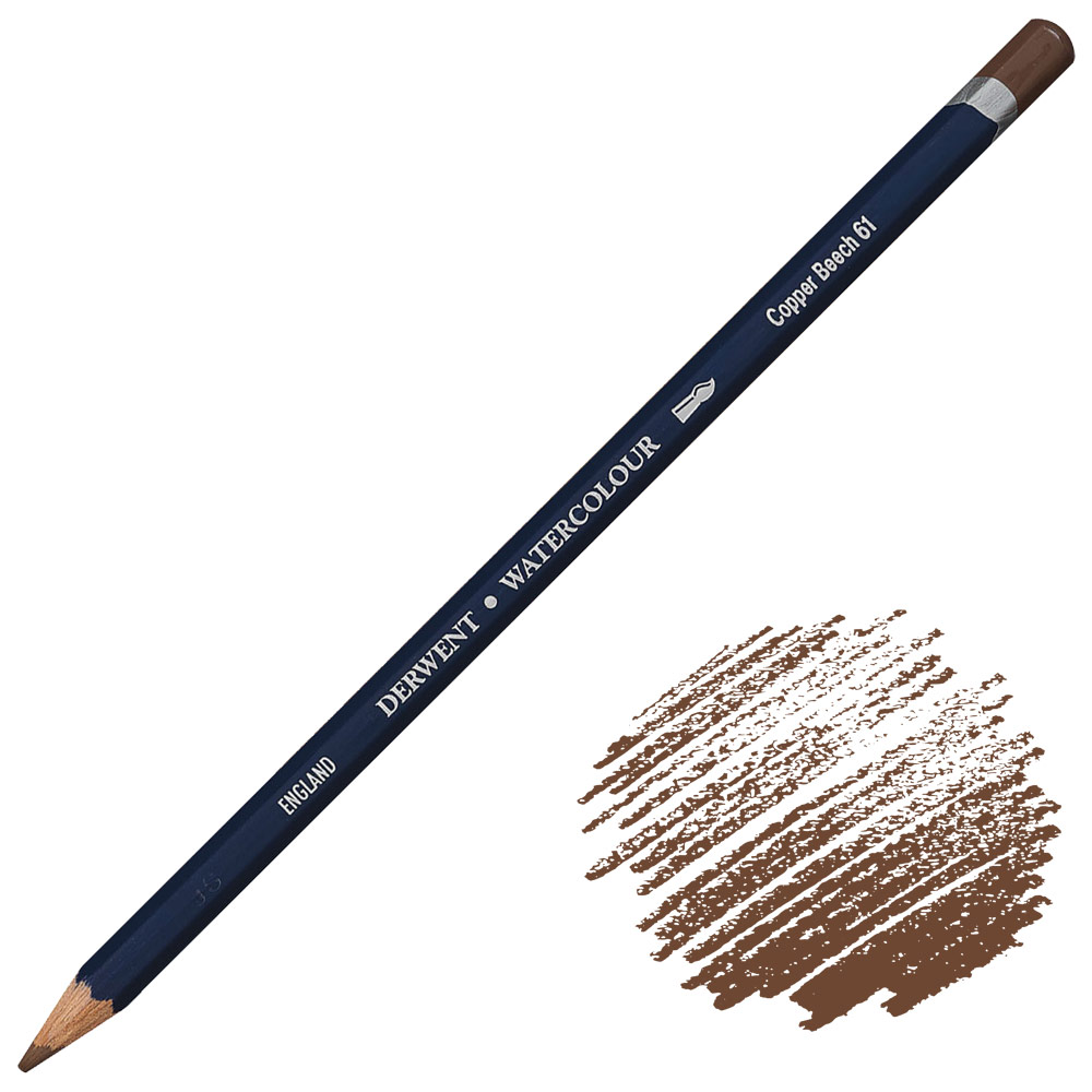 Derwent Watercolour Water-Soluble Color Pencil Copper Beech