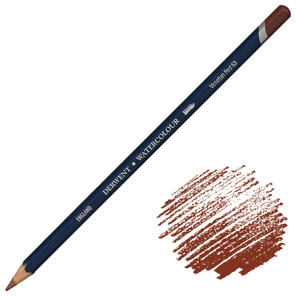 Derwent Watercolour Water-Soluble Color Pencil Venetian Red