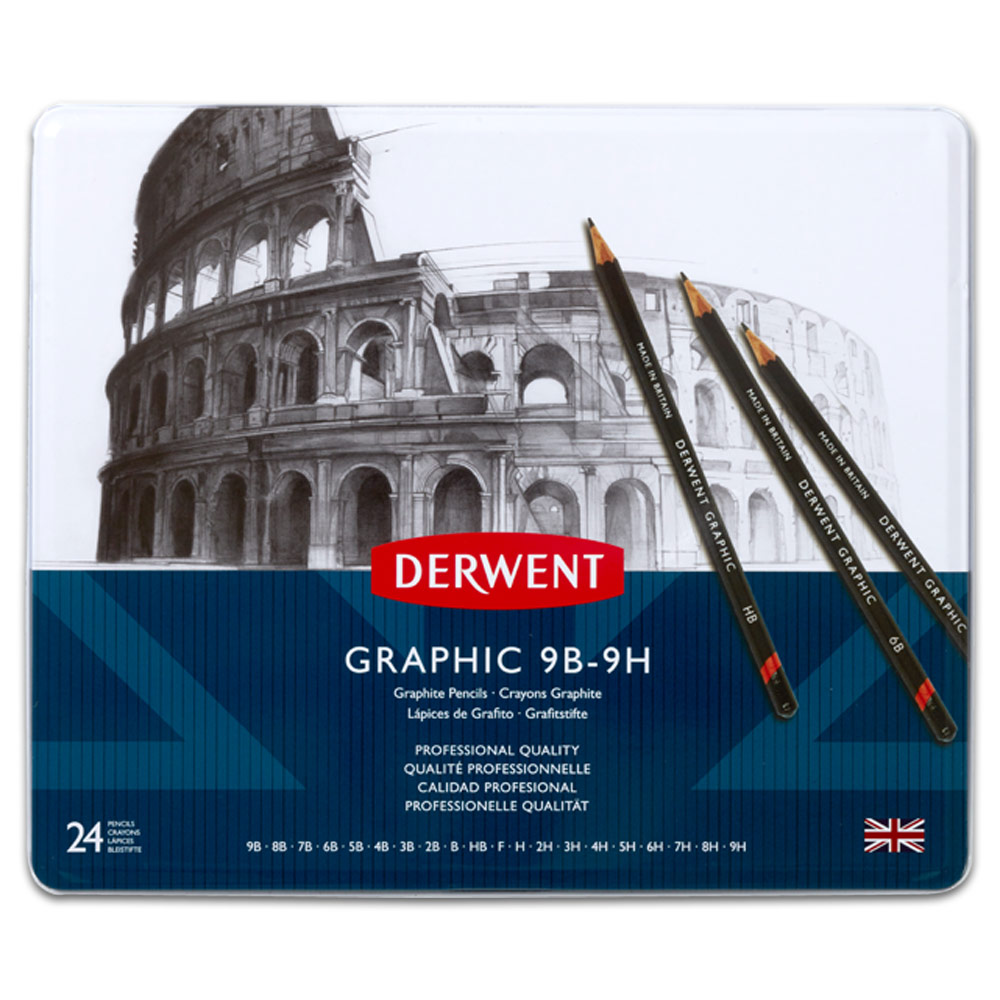 Derwent Graphic Graphite Pencil 24 Set