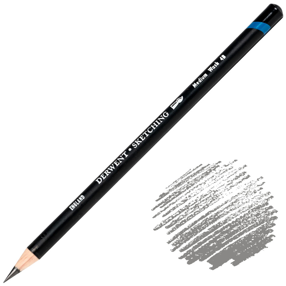 Derwent Water-Soluble Graphite Sketching Pencil 4B