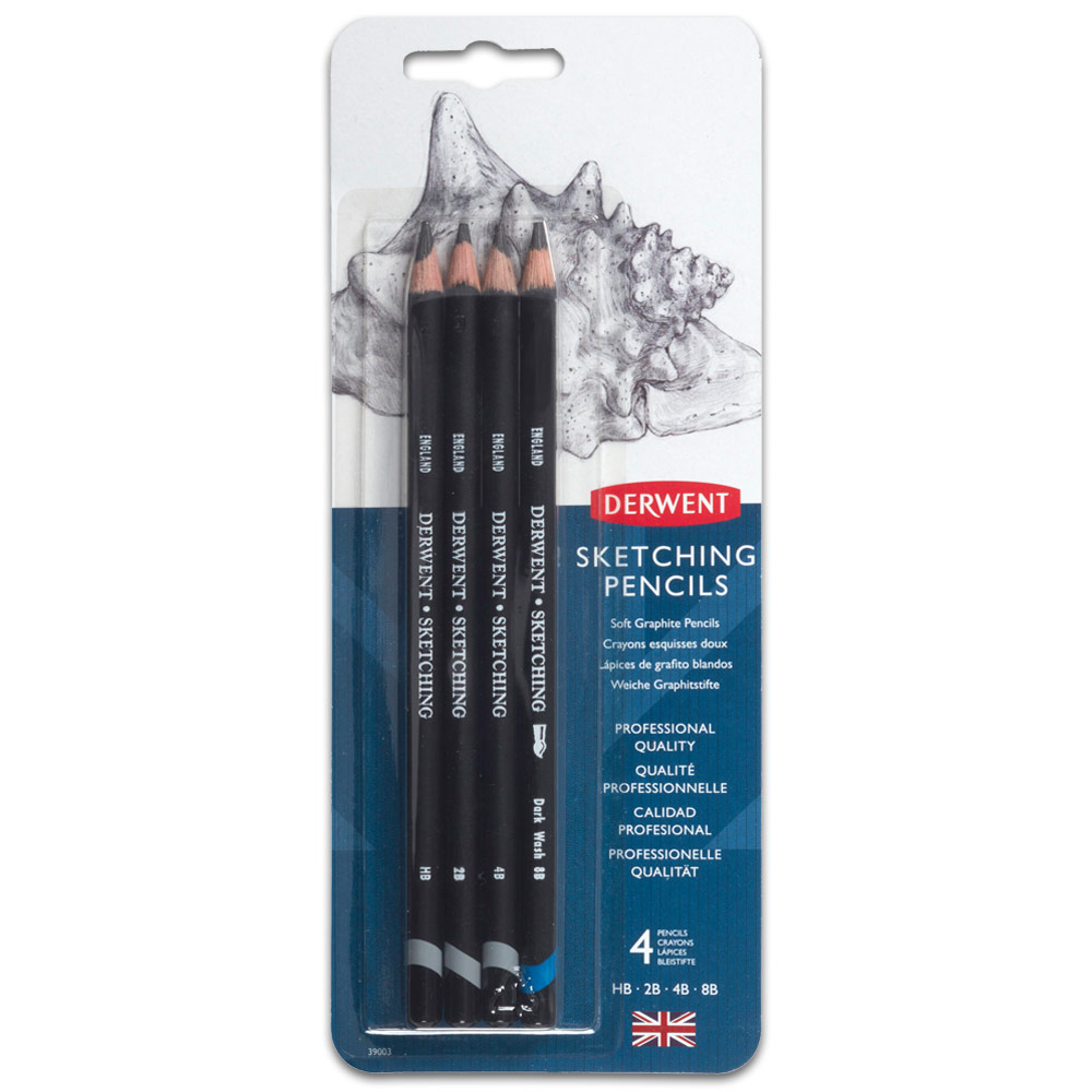 Derwent Graphite Sketching Pencil 4 Set