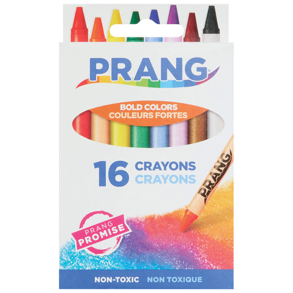Prang Crayon 16 Set Bold Colors