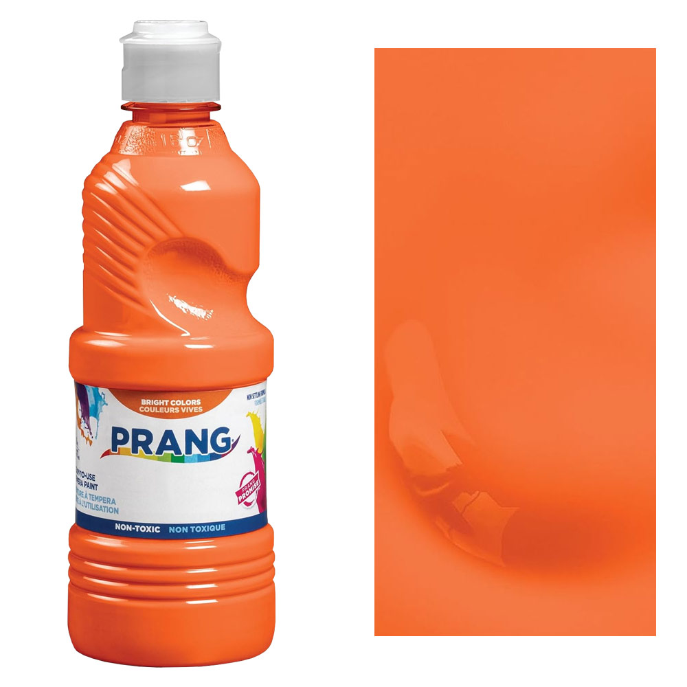 Prang Ready-To-Used Tempera Paint 16oz Orange