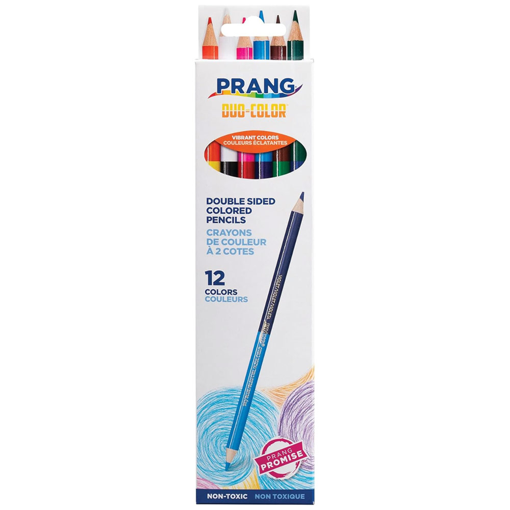 Prang Duo-Color Double Sided Colored Pencil 6 Set