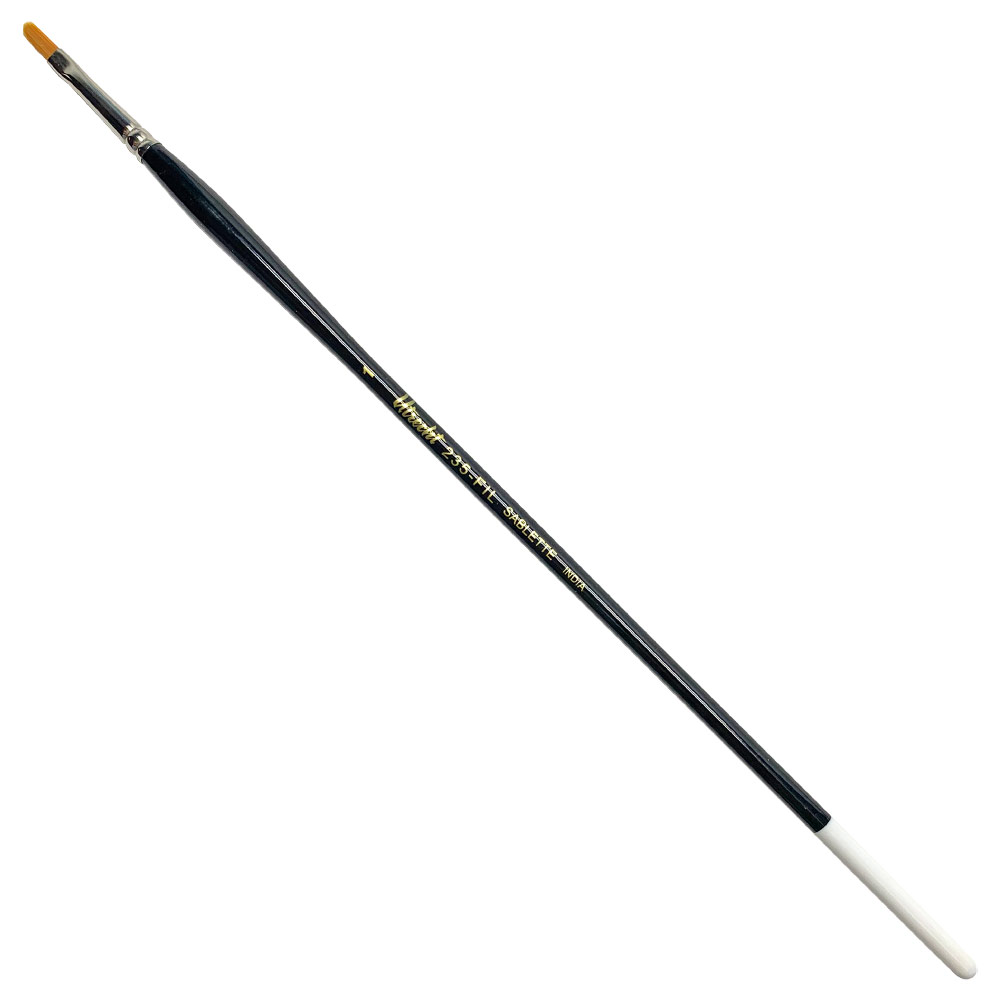 Utrecht Sablette Golden Taklon Brush Filbert #1