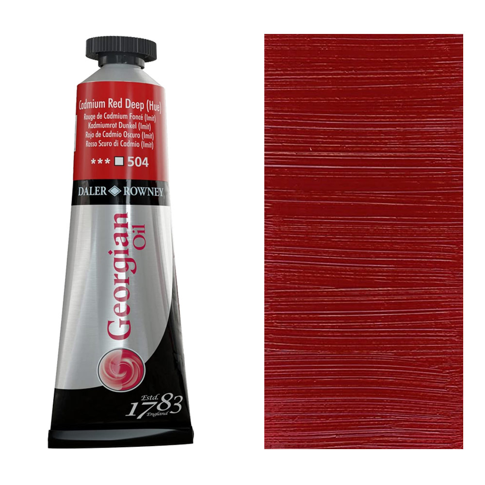 Daler-Rowney Georgian Oil Colour 38ml Cadmium Red Deep Hue