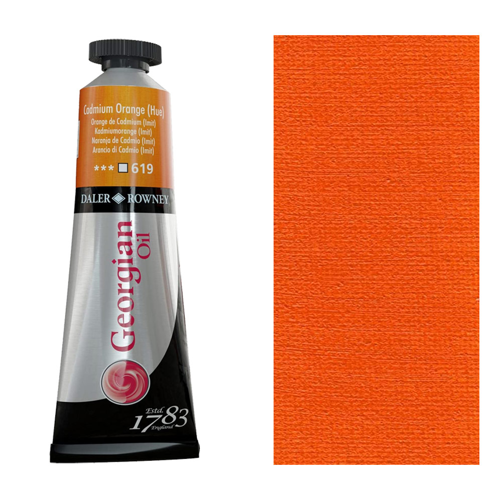 Daler-Rowney Georgian Oil Colour 38ml Cadmium Orange Hue