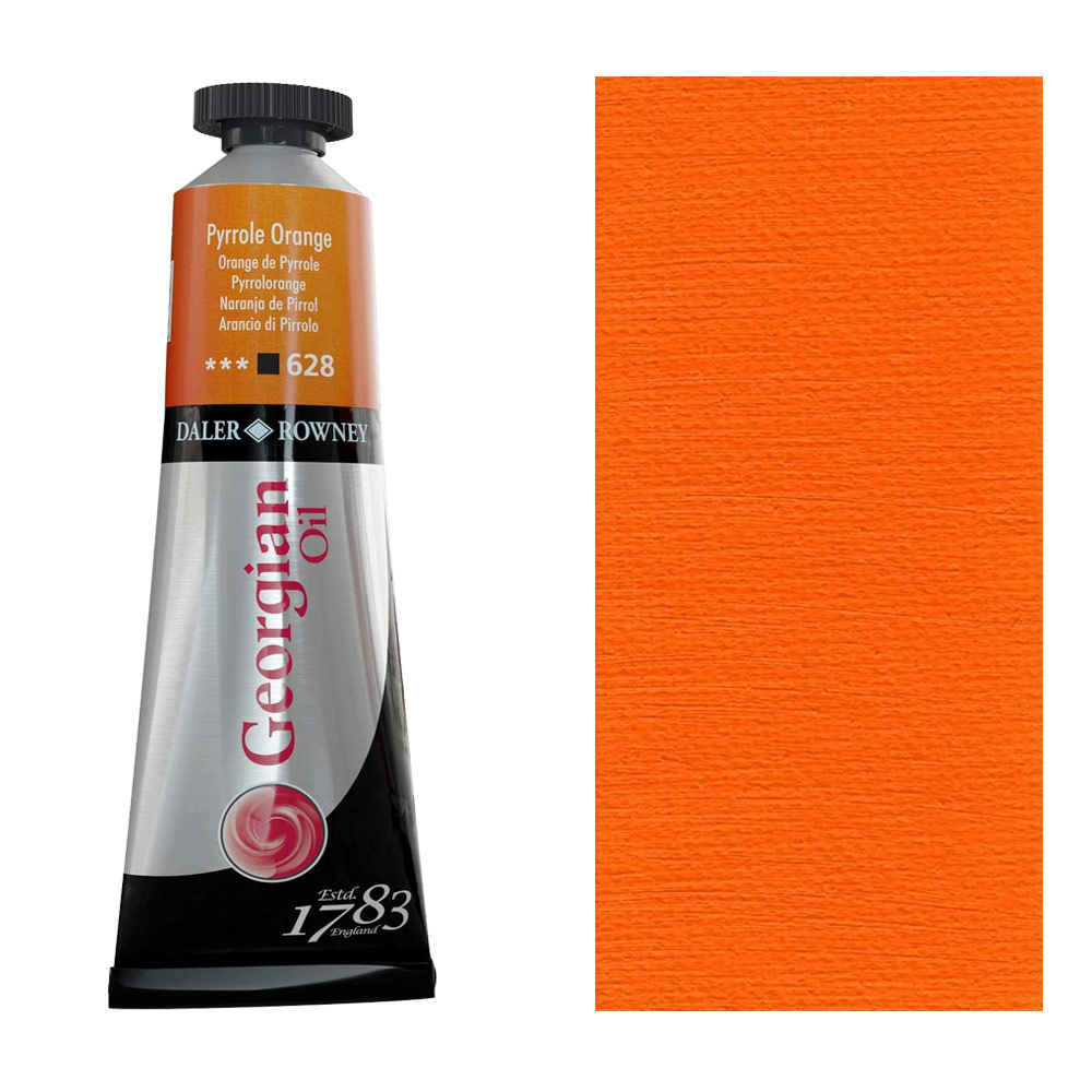 Daler-Rowney Georgian Oil Colour 38ml Pyrrole Orange