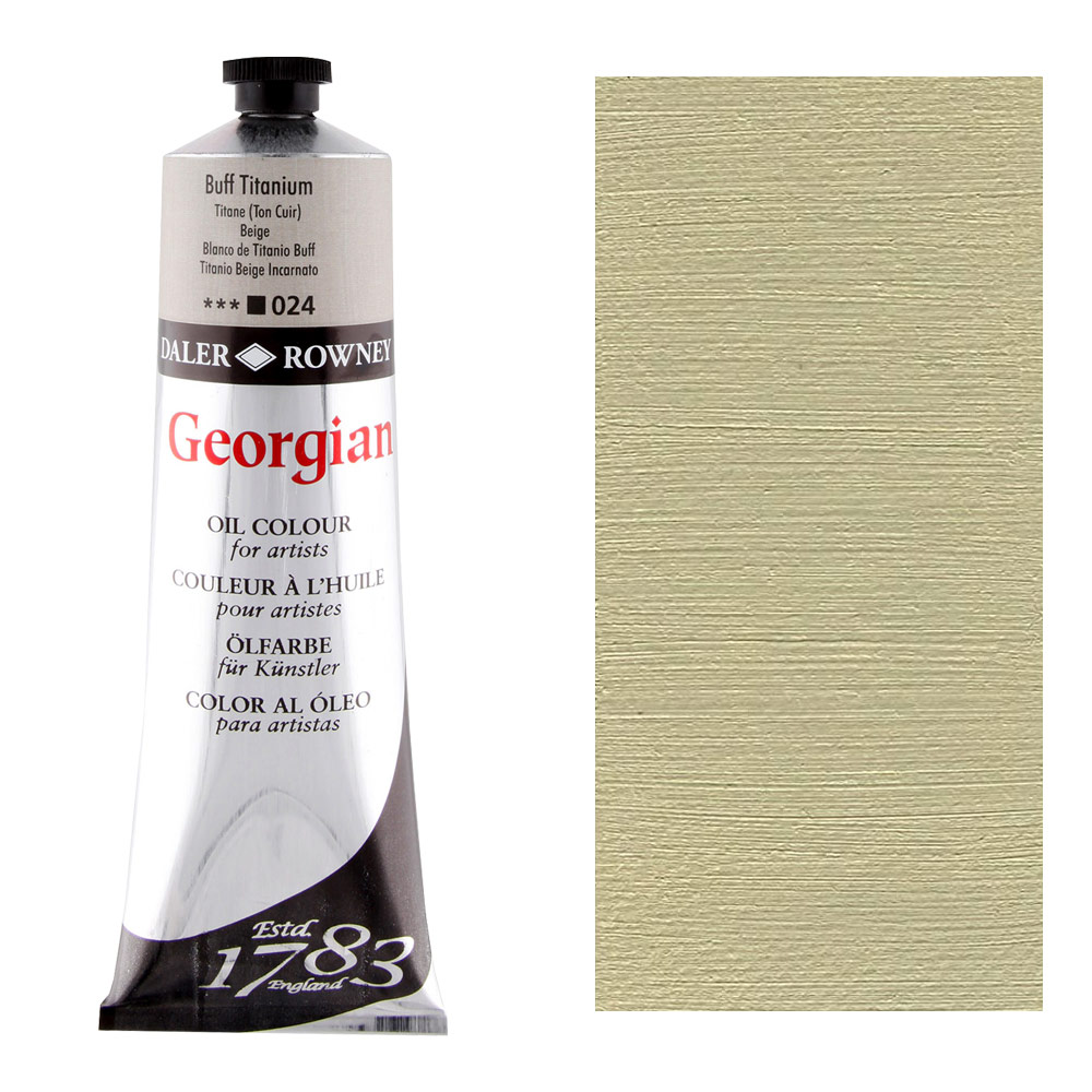 Daler-Rowney Georgian Oil Colour 225ml Buff Titanium