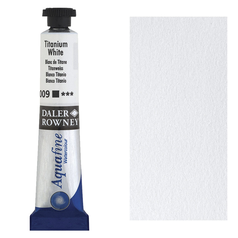 Daler-Rowney Aquafine Watercolour 8ml Titanium White