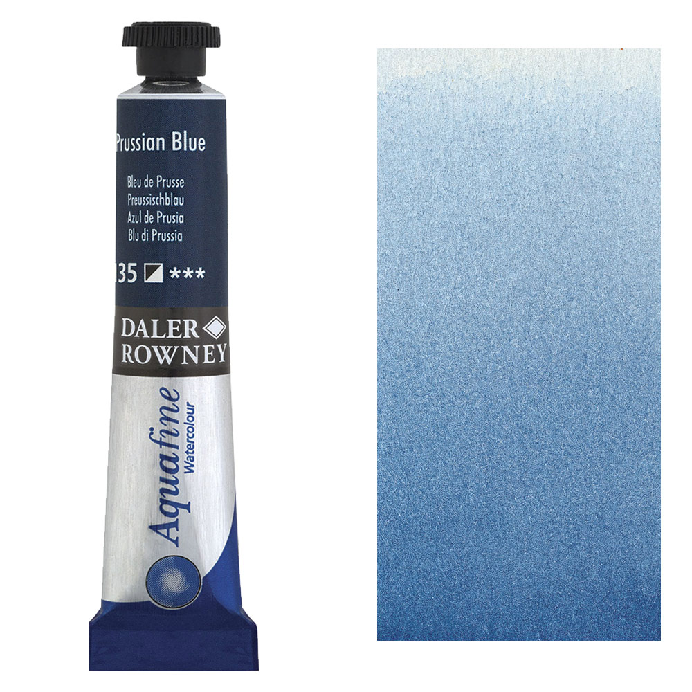 Daler-Rowney Aquafine Watercolour 8ml Prussian Blue