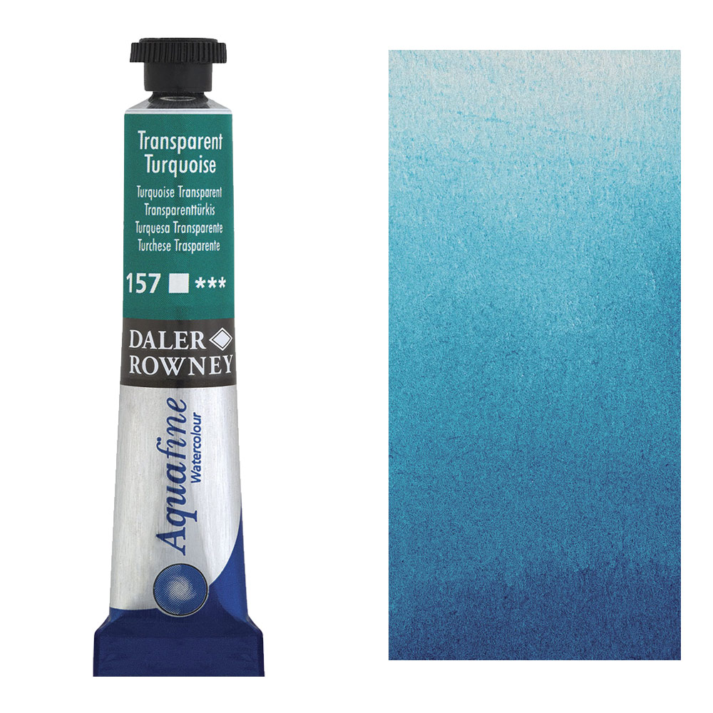 Daler-Rowney Aquafine Watercolour 8ml Transparent Turquoise