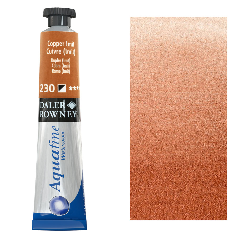 Daler-Rowney Aquafine Watercolour 8ml Copper (Imitation)