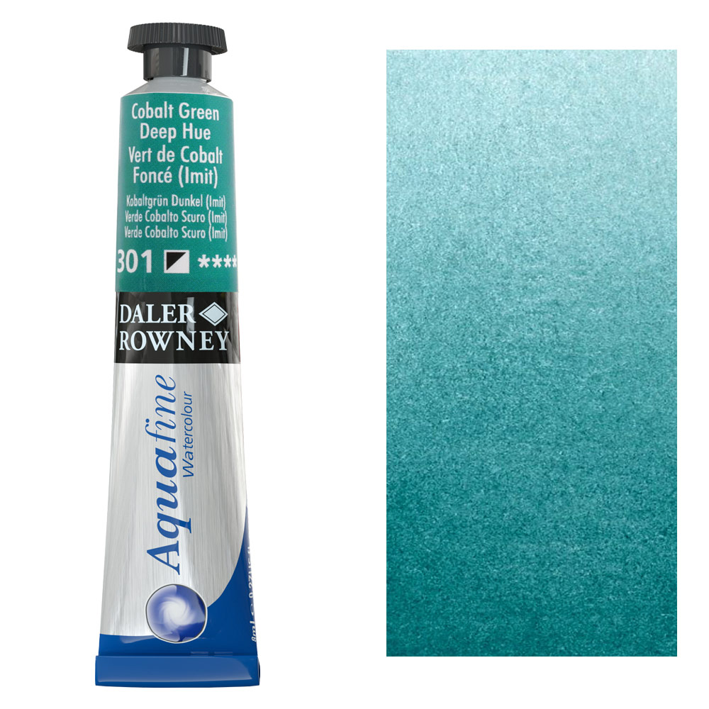 Daler-Rowney Aquafine Watercolour 8ml Cobalt Green Deep Hue