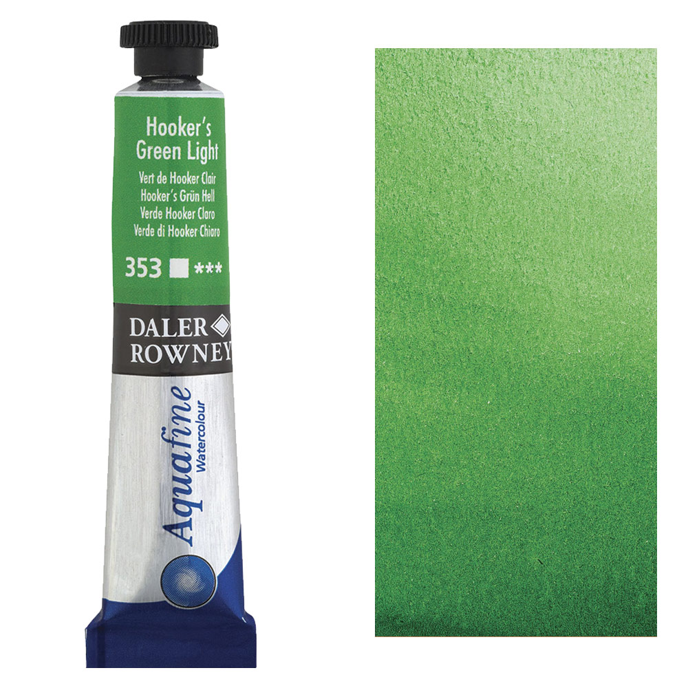 Daler-Rowney Aquafine Watercolour 8ml Hooker's Green Light