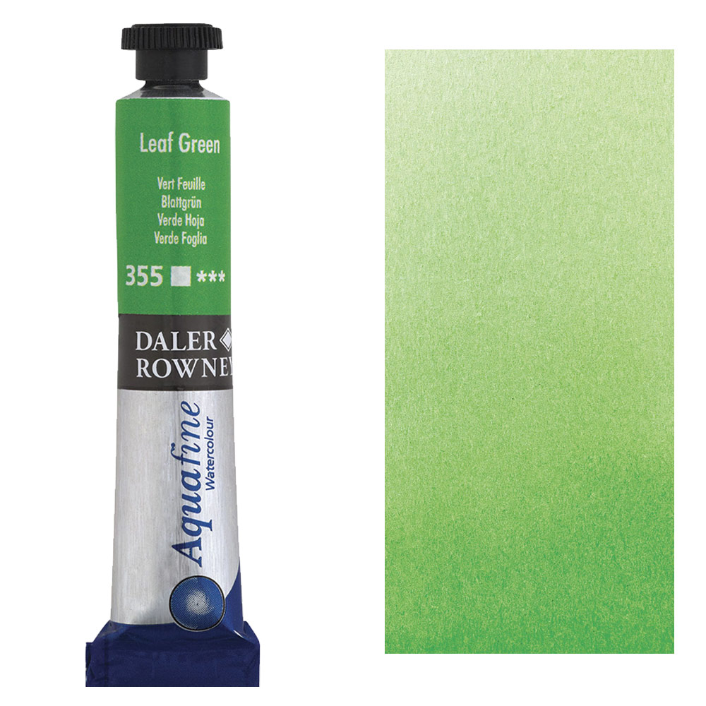Daler-Rowney Aquafine Watercolour 8ml Leaf Green