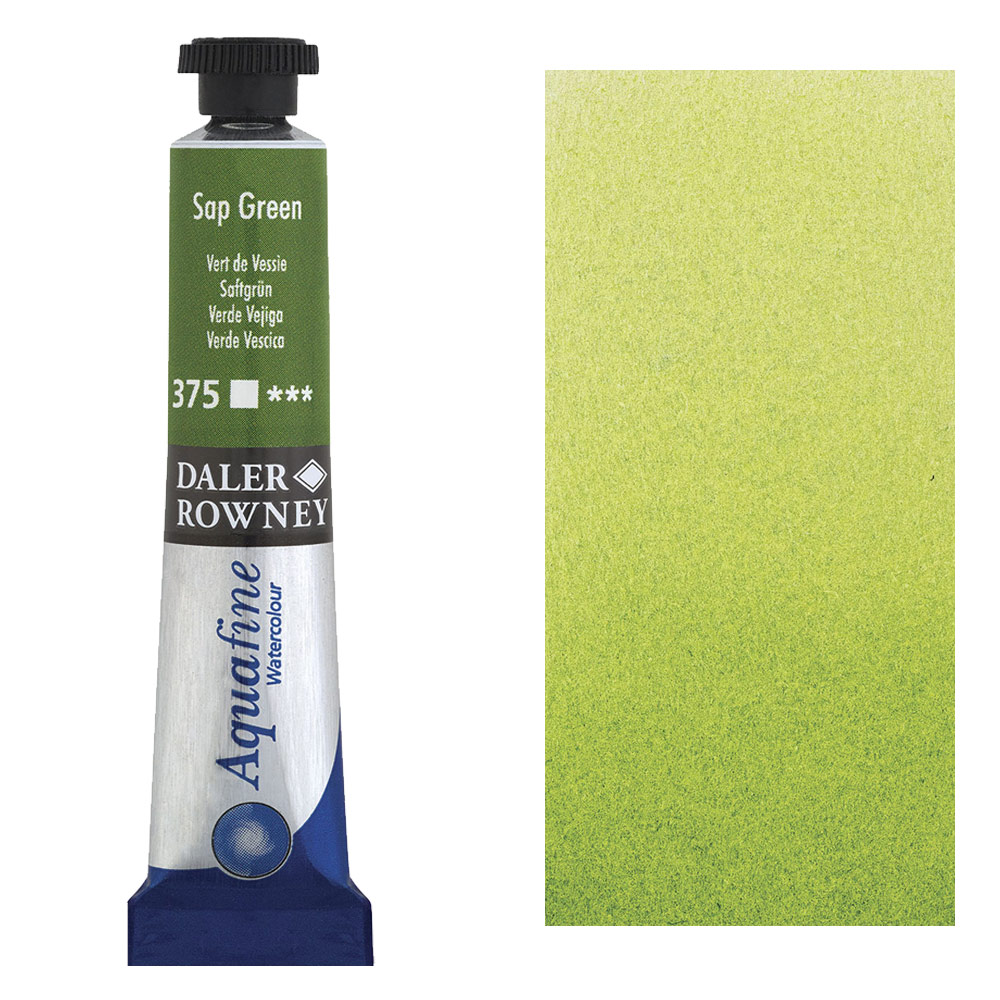 Daler-Rowney Aquafine Watercolour 8ml Sap Green