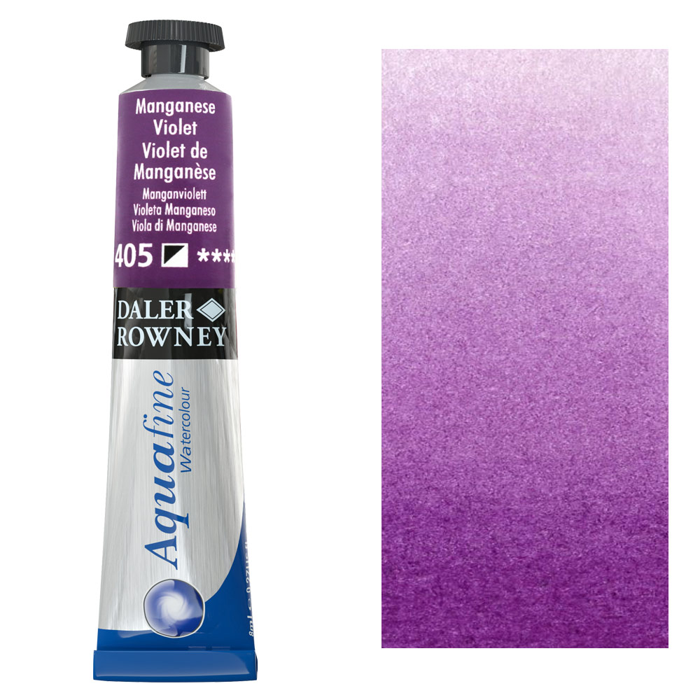 Daler-Rowney Aquafine Watercolour 8ml Manganese Violet