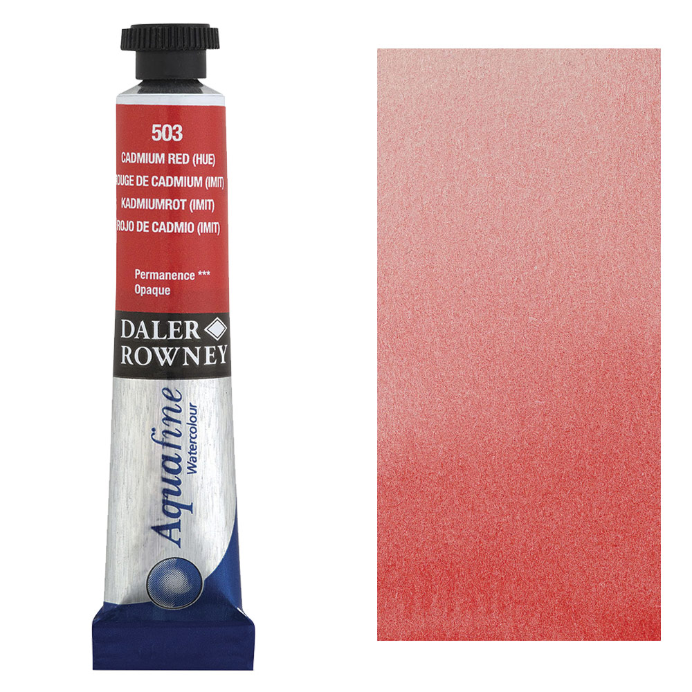 Daler-Rowney Aquafine Watercolour 8ml Cadmiume Red Hue
