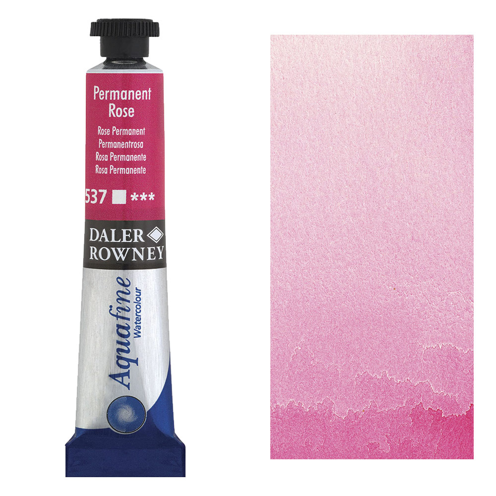 Daler-Rowney Aquafine Watercolour 8ml Permanent Rose