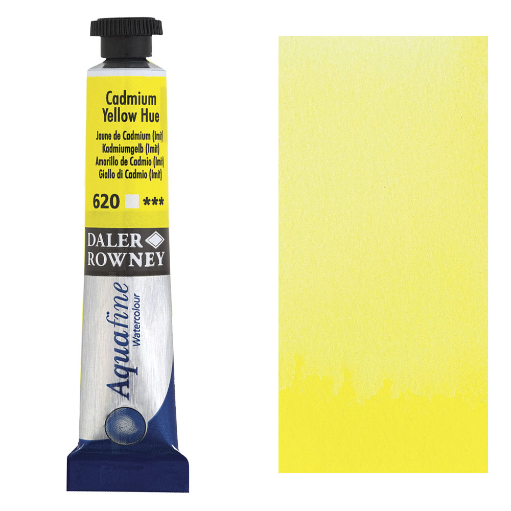 Daler-Rowney Aquafine Watercolour 8ml Cadmium Yellow Hue