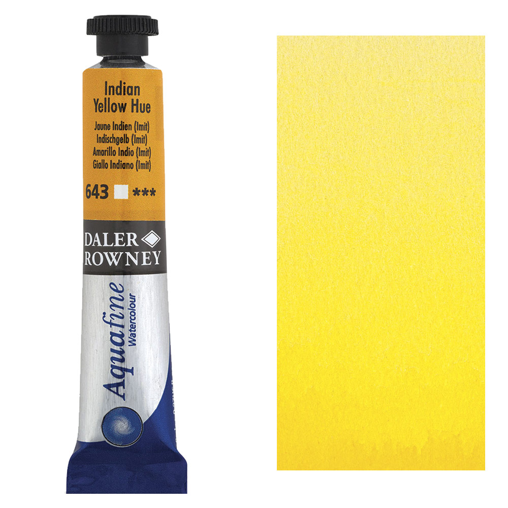 Daler-Rowney Aquafine Watercolour 8ml Indian Yellow Hue