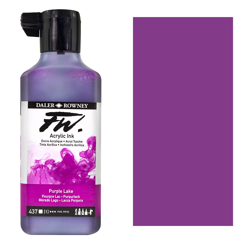 Daler-Rowney FW Acrylic Ink 6oz Purple Lake