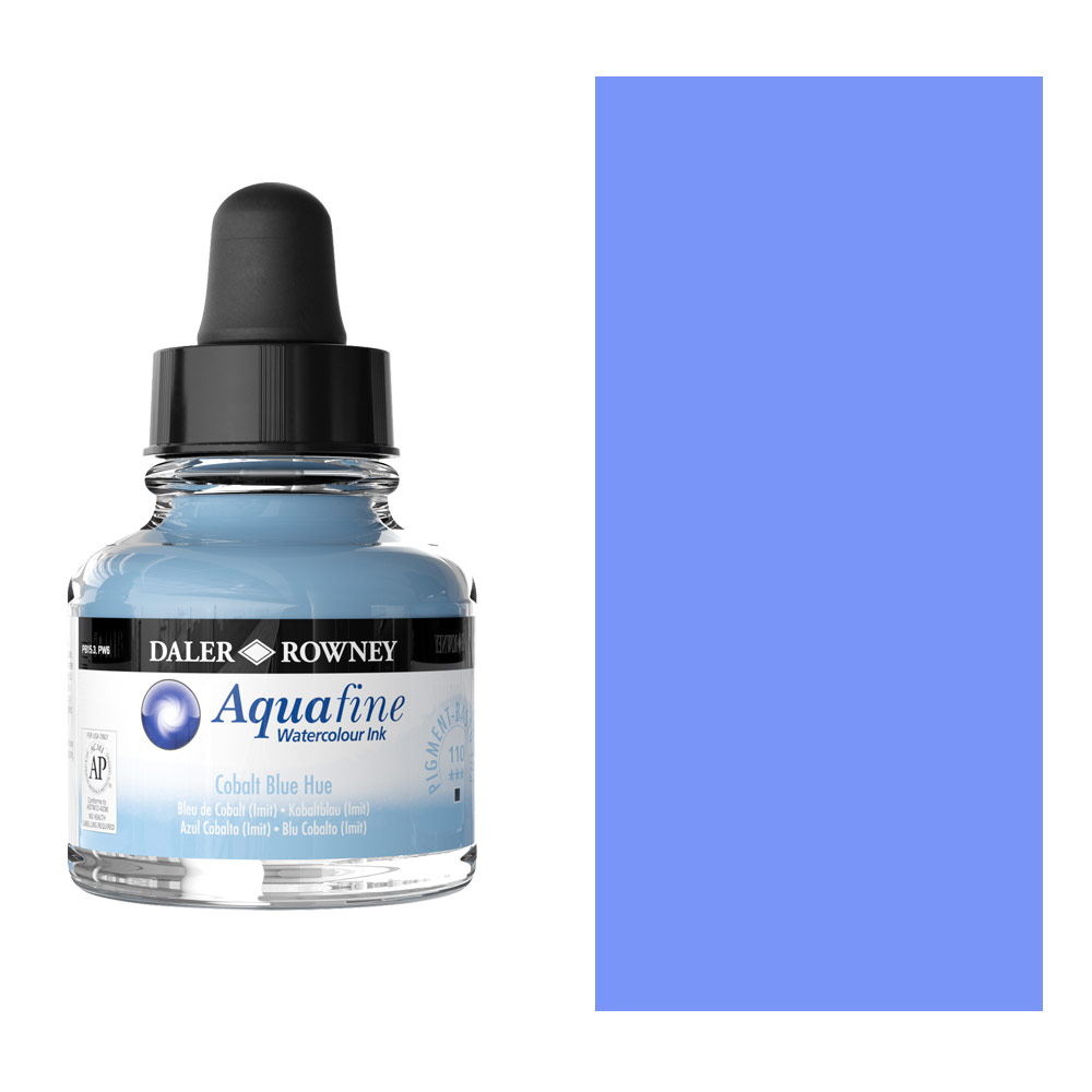  Daler-Rowney Aquafine Watercolor Ink Cobalt Blue Hue