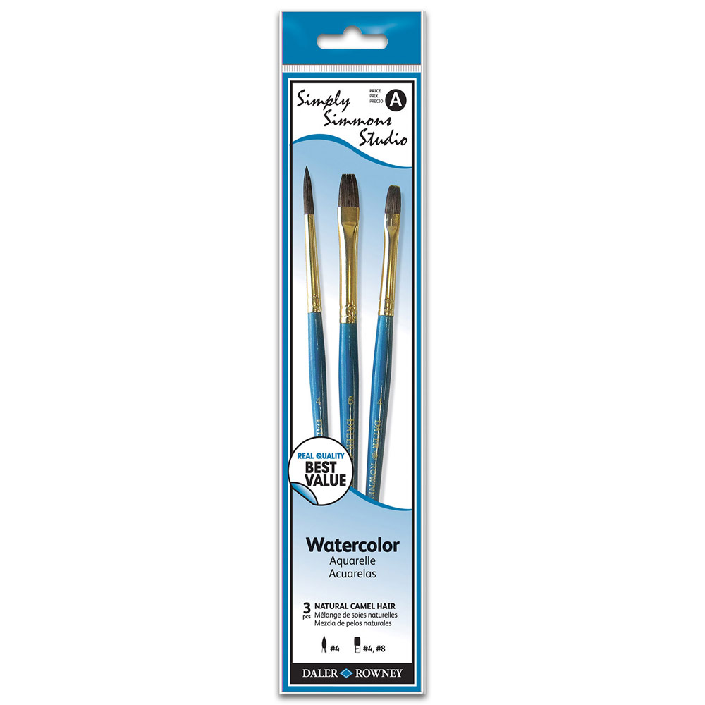 Daler Rowney Simply Aquarelstiften - 13 Stuks Met Waterpenseel Voor Beginners & Kunstenaars