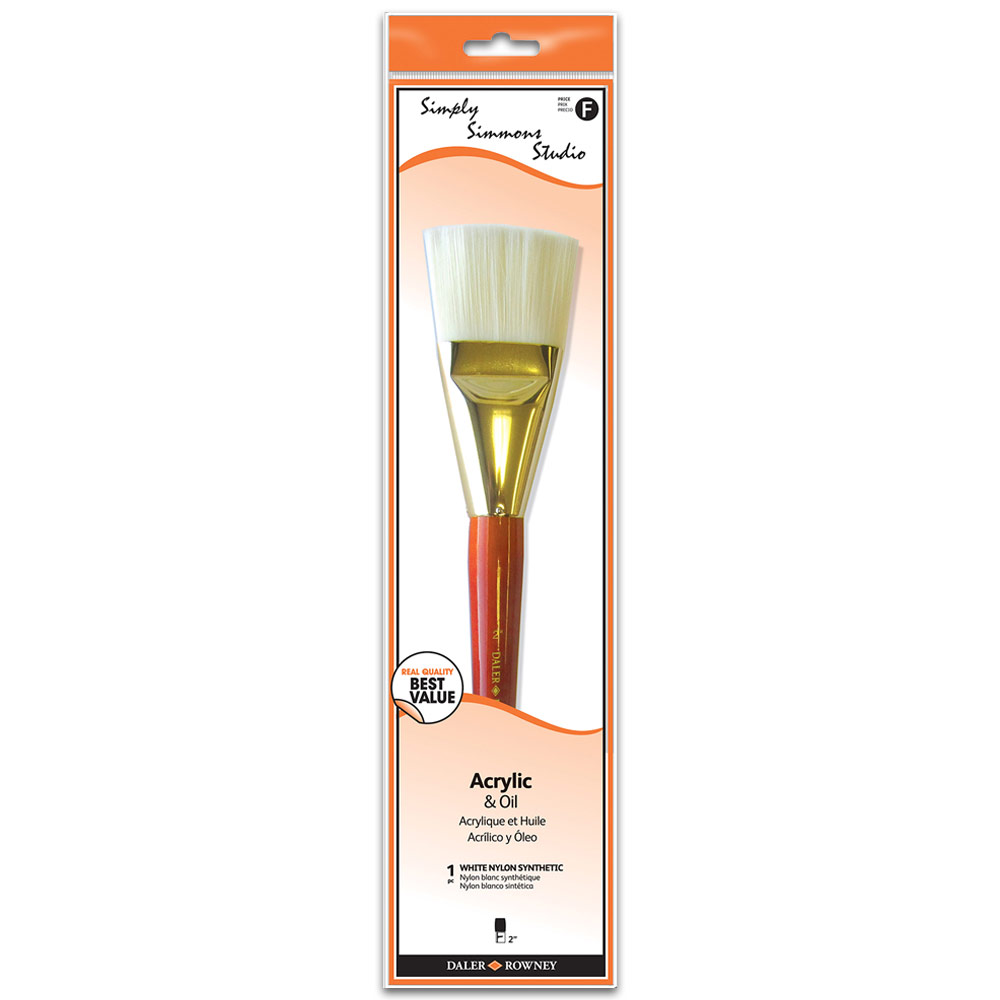 Daler-Rowney Simply Simmons Studio White Synthetic Brush Wash 2"
