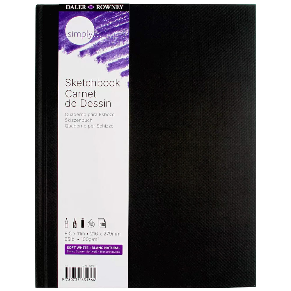 Daler-Rowney Hardbound Sketchbook 110 Sheets 8.5"x11"