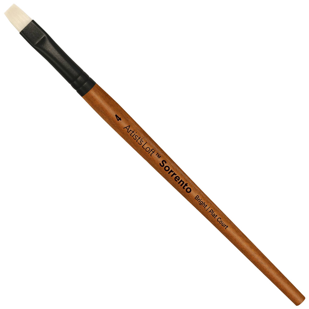 Artist's Loft Sorrento Synthetic Bristle Oil Brush Bright #4