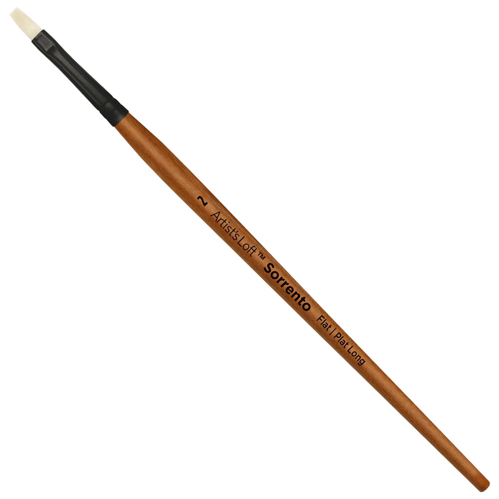 Artist's Loft Sorrento Synthetic Bristle Oil Brush Flat #2