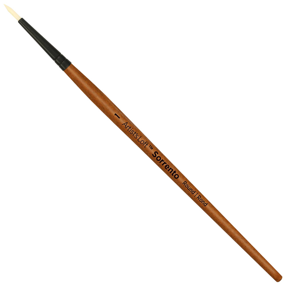 Artist's Loft Sorrento Synthetic Bristle Oil Brush Round #1