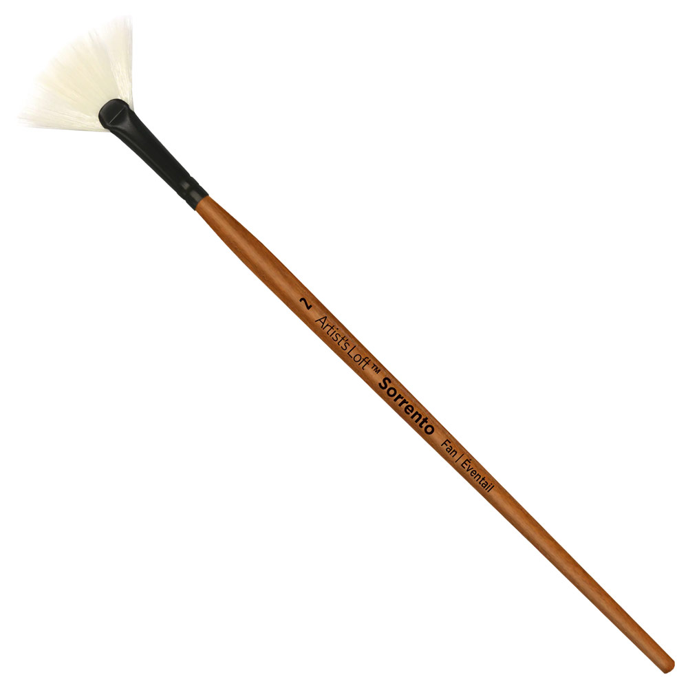 Artist's Loft Sorrento Synthetic Bristle Oil Brush Fan #2