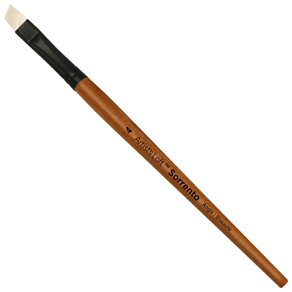 Artist's Loft Sorrento Synthetic Bristle Oil Brush Angle #4