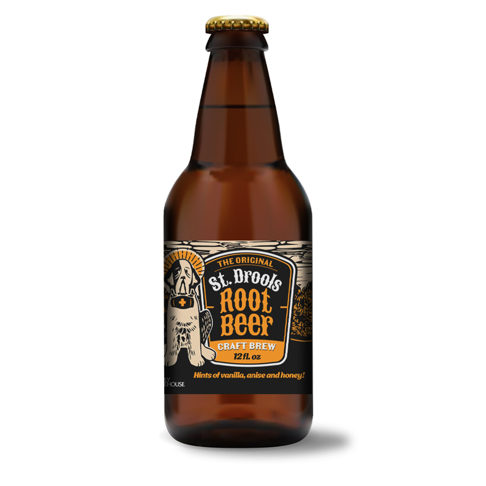 Original Saint Drools 12oz Root Beer