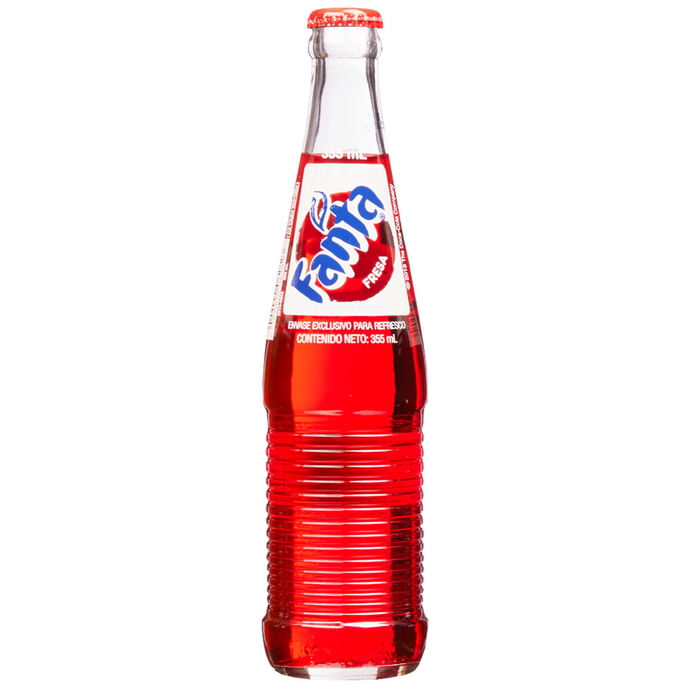 Fanta Naturally Flavored Soda 12oz Strawberry